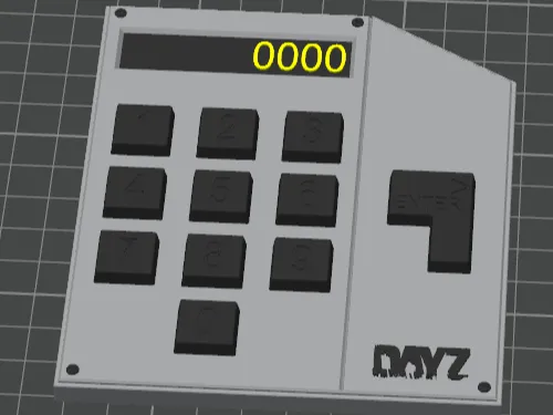 DayZ Style CodeLock Keypad – Multi-Color