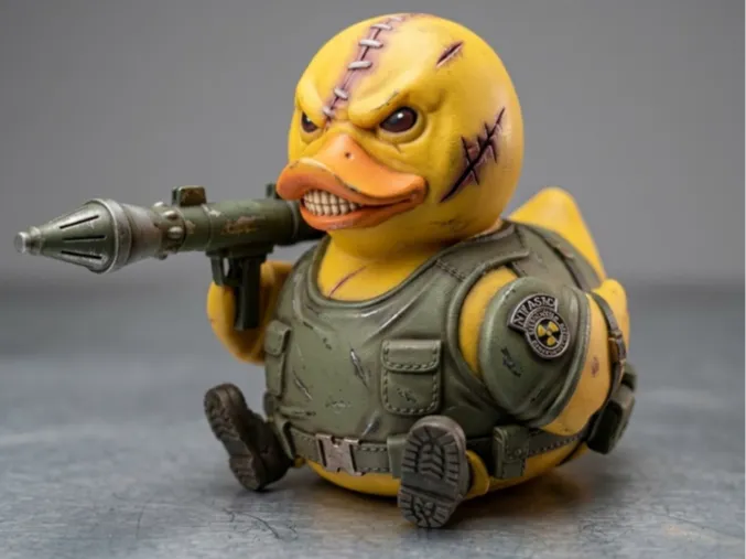 Nemesis Rubber Duck - Resident Evil Fan Art