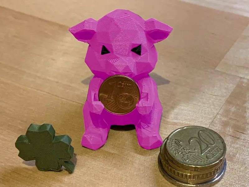 New Years Pig Coin Holder