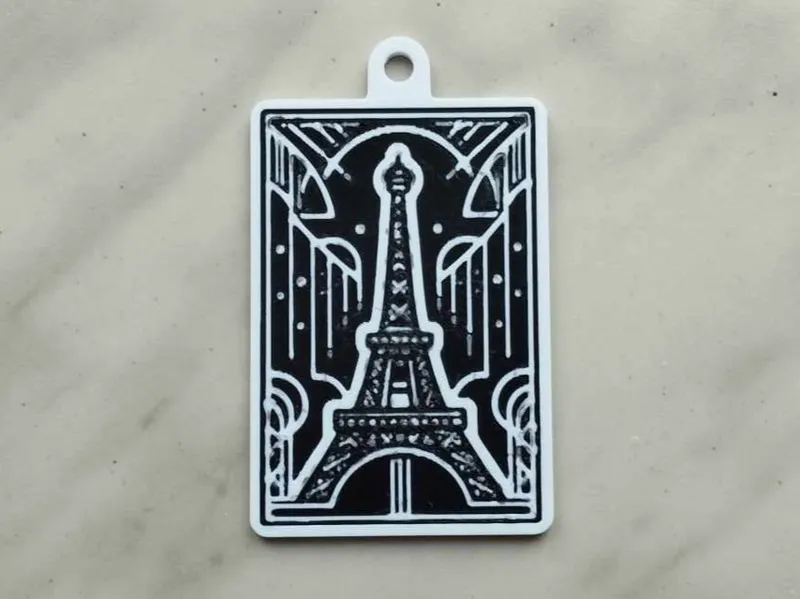 Eiffel Tower Keychain