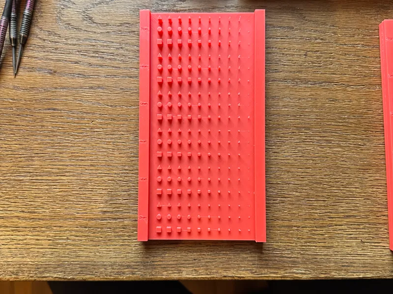 Druckertest ohne Überhang