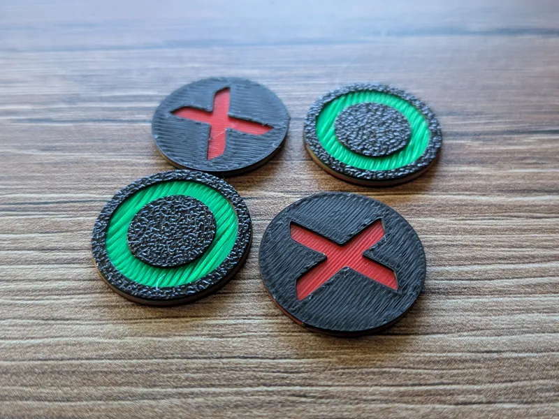 XO Double-Sided Tokens