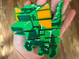 Dilophosaurus Flexi Toy From Grow a Garden