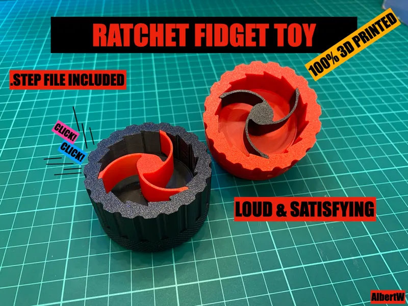 Ratchet Fidget Toy