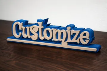 Modelo para impresión 3D: Halloween Name Text Generator Fully Customizable — vista de referencia 4