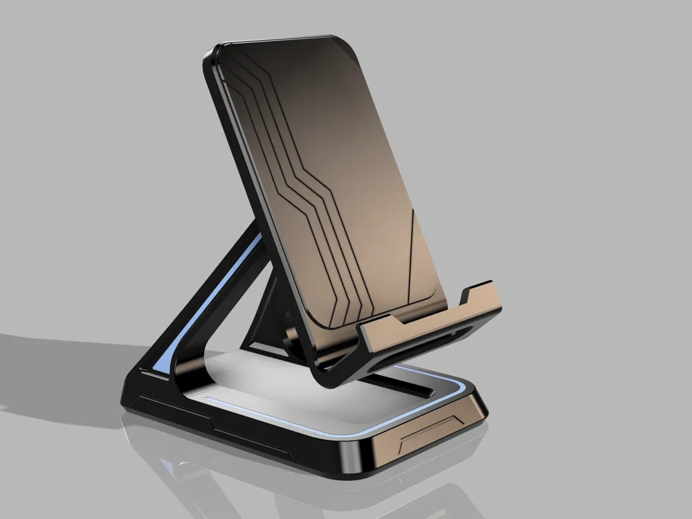 PHONE STAND 2025-CYBER-NO AMS NEEDED + AMS VERSION - MakerWorld 3D ...