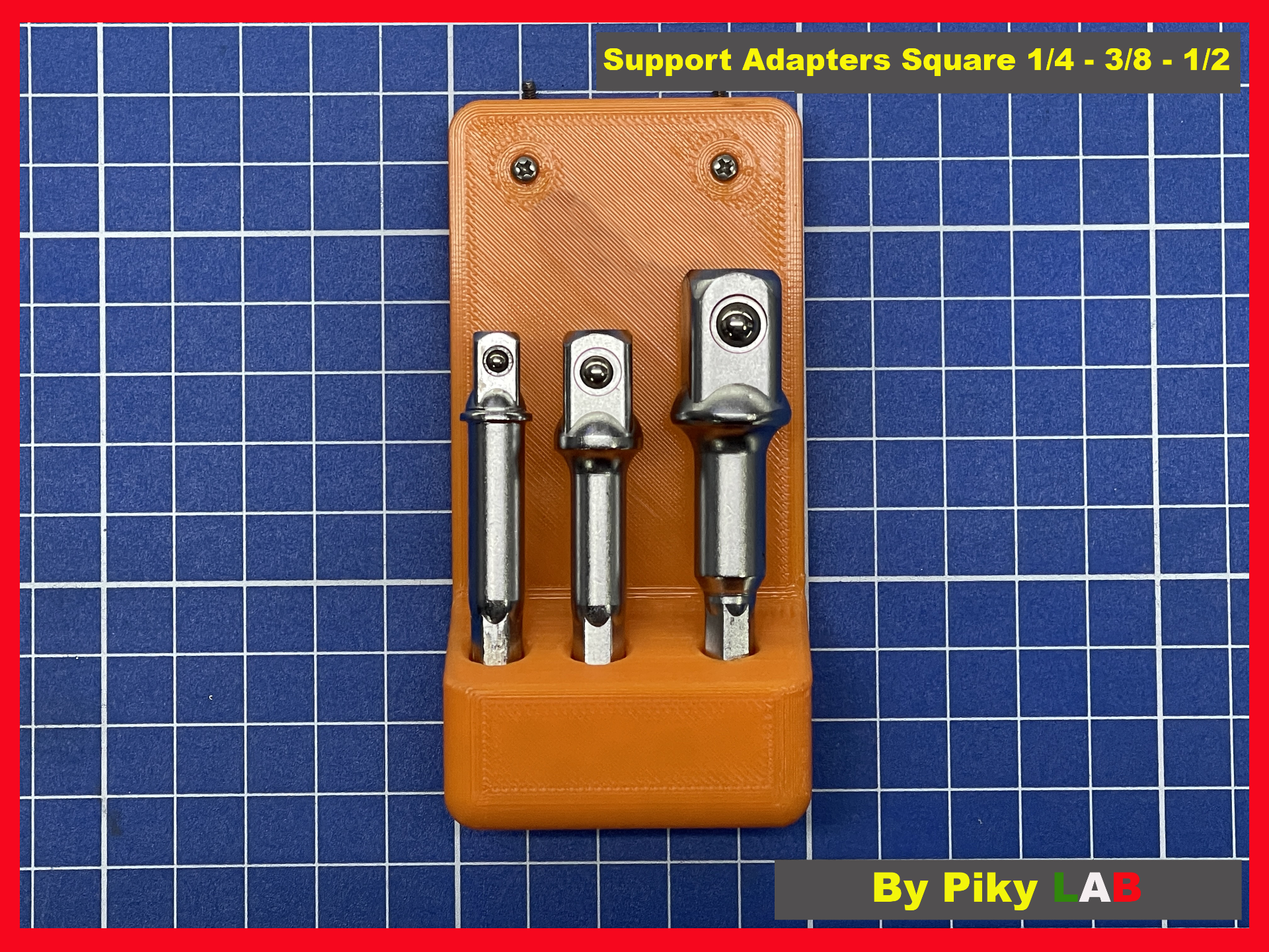 Support Adapters Square 1/4 - 3/8 - 1/2