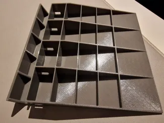 Bigger IKEA SKADIS top mount shelf with LED holes