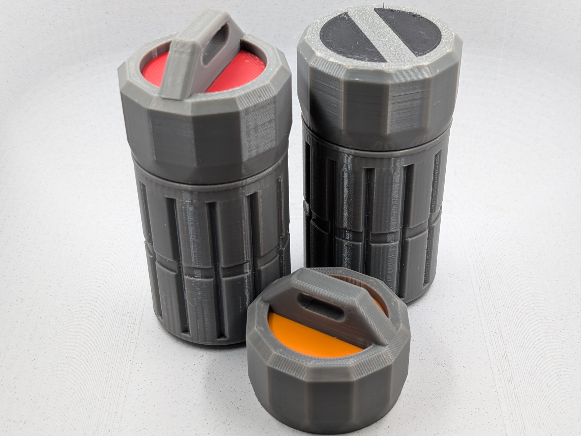 Heavy-Duty Tactical Threaded Utility Container
