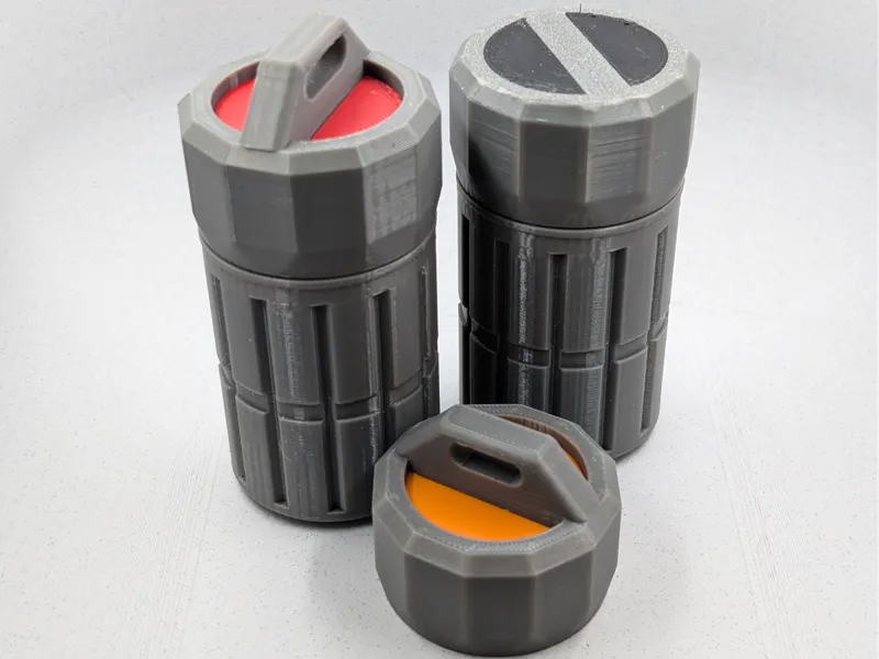 Heavy-Duty Tactical Threaded Utility Container