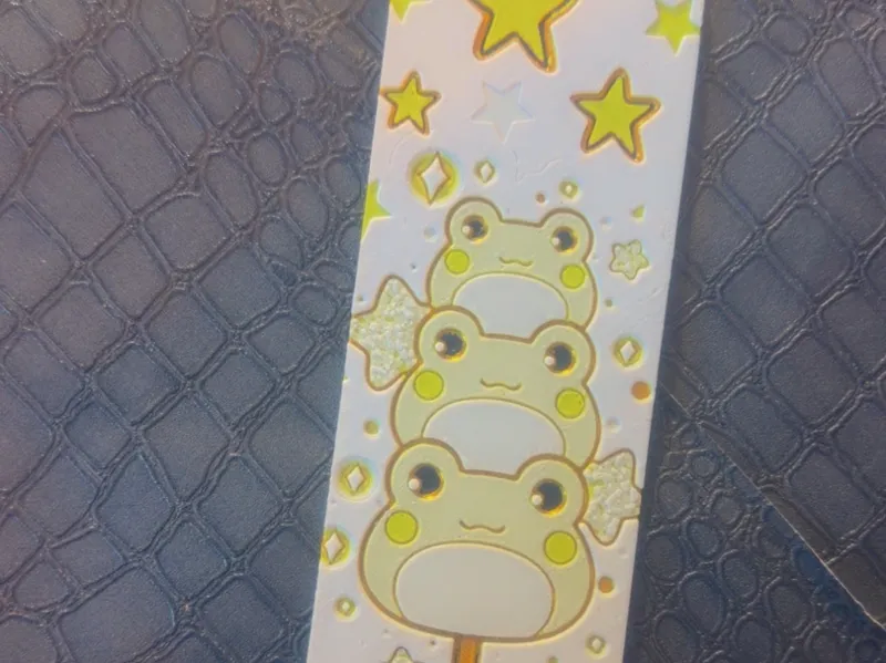 Starry Dango Frog Stack Bookmark