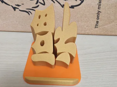 Fortune Chinese Character Phone Stand