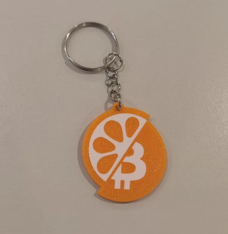 Satoshi Spritz Keychain