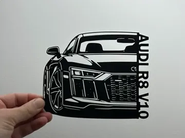 Audi R8 V10 - decorazione da parete