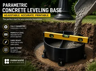 Parametric Concrete Leveling Base