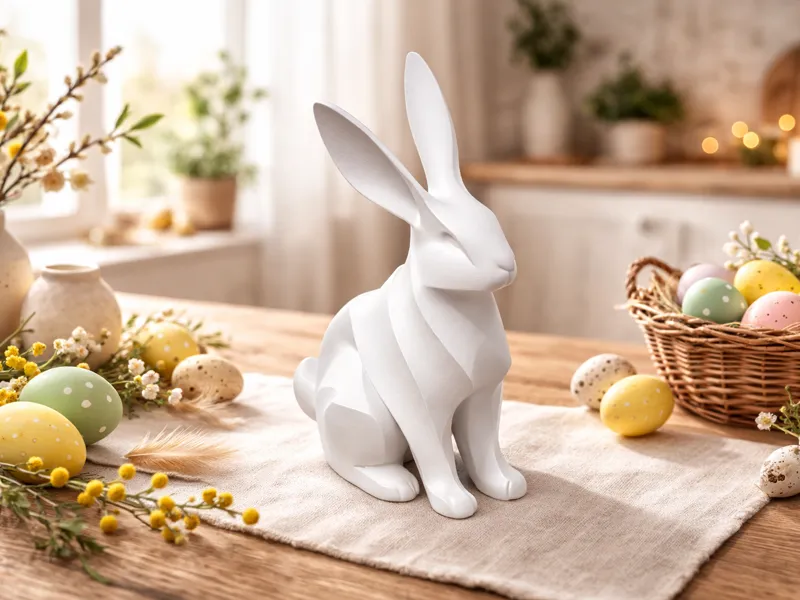 Easter Bunny Figurine