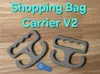Shopping Bag Carrier W Cart Coin Slot