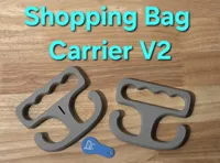 Shopping Bag Carrier W Cart Coin Slot