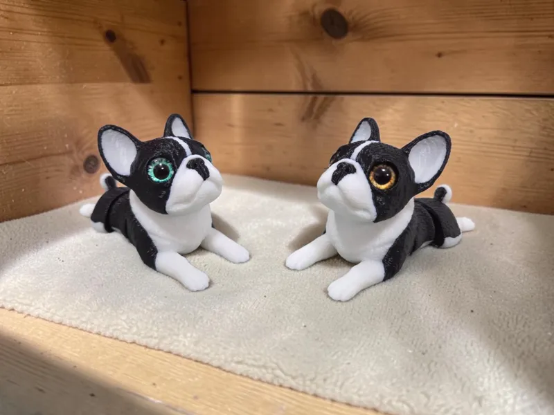 SC Flexi Bulldog - glass eye compatible multicolor