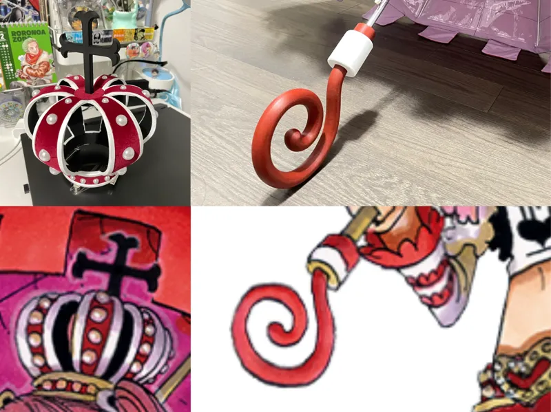 Perona's Crown and Parasol Handle