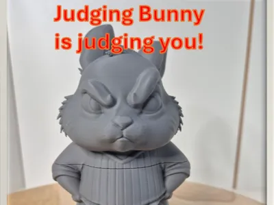 Judging Easter Bunny has a Secret