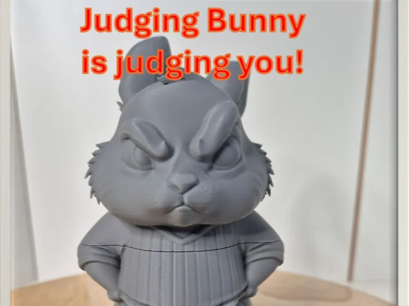 Judging Easter Bunny has a Secret
