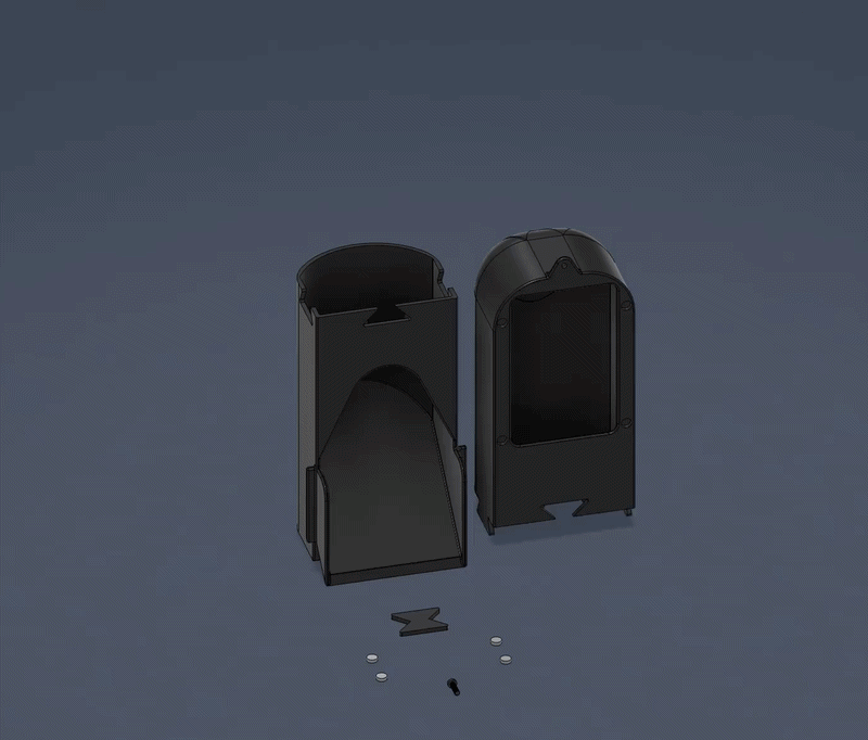 P1S Enclosed Poop Chute for AJ Draws