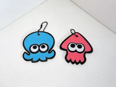 Splatoon Octopus Squid Charm (no AMS required)