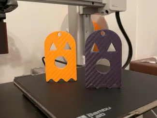 Ghost Halloween keychain