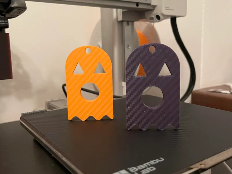 Ghost Halloween keychain