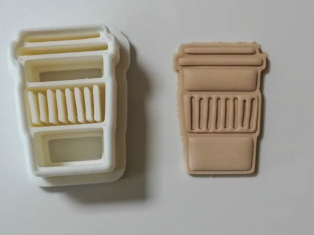 To-go Cup Polymer Clay Cutter Earrings Necklaces
