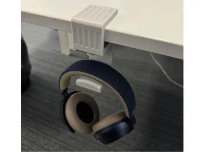 Headphone desk holder