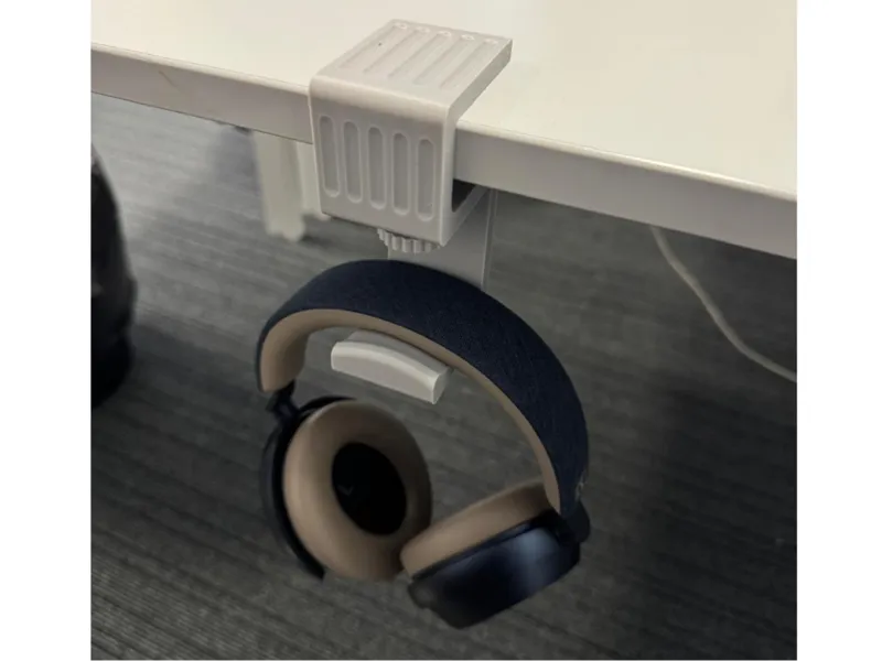 Headphone desk holder