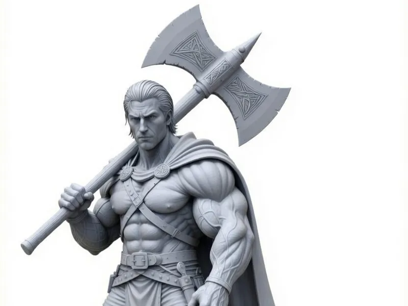 Barbarian With Axe