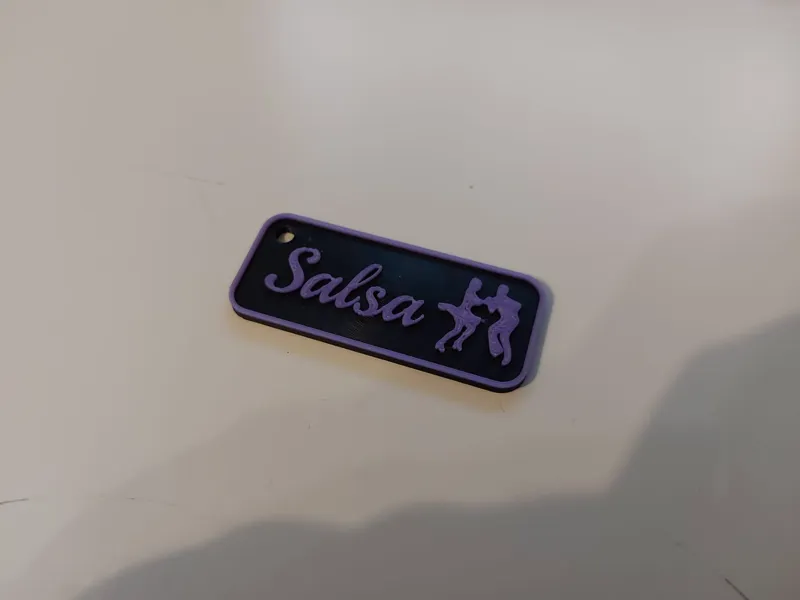 Salsa Keychain