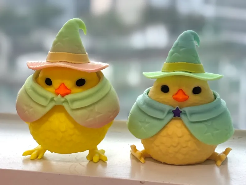 Halloween Witch Chick 3D Model