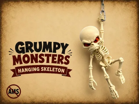Adorno temático: Hanging Skeleton — referencia de MakerWorld
