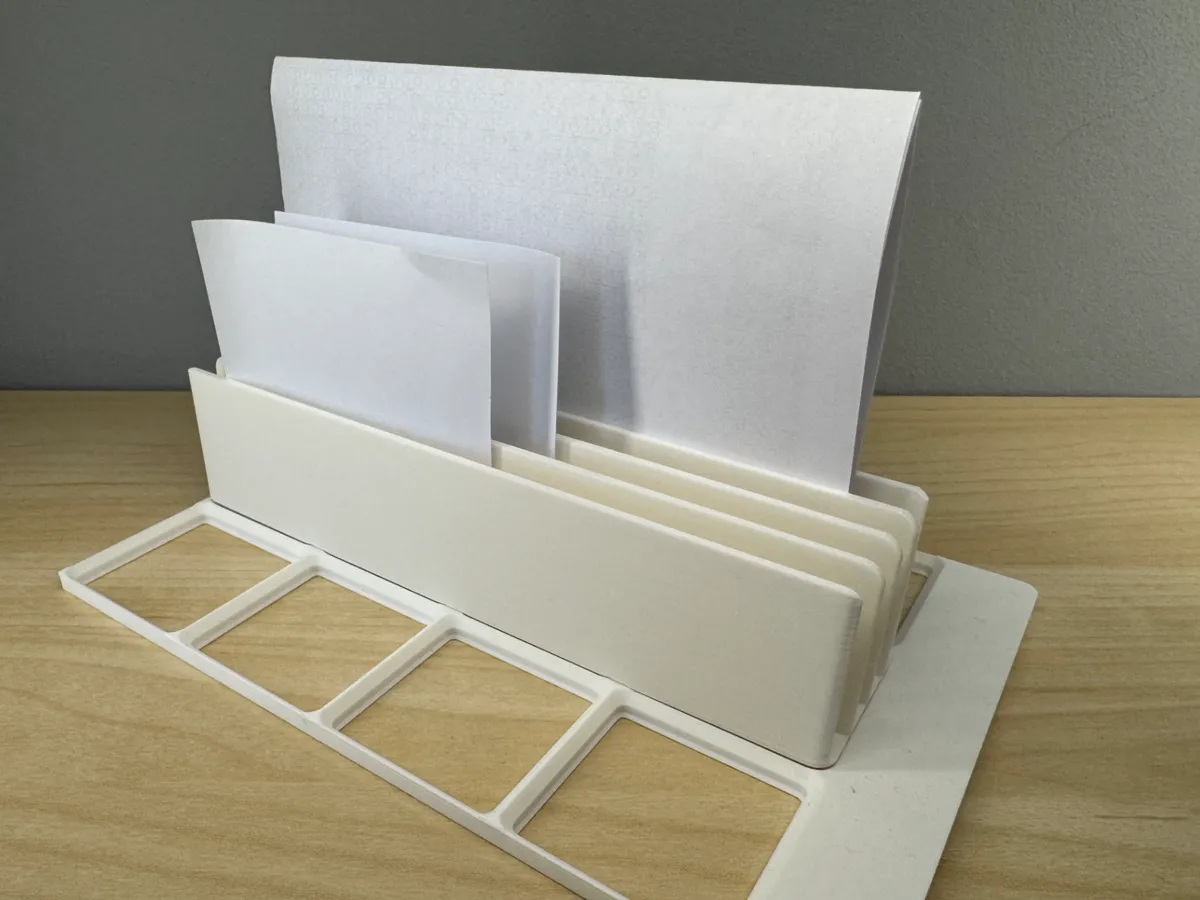Gridfinity Paper Stand (many sizes) by Lukas MakerWorld: Download Free ...