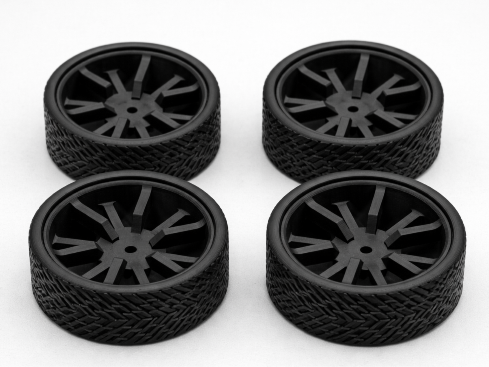 Drift Wheels 4WD car 100% PLA @wuguigui 