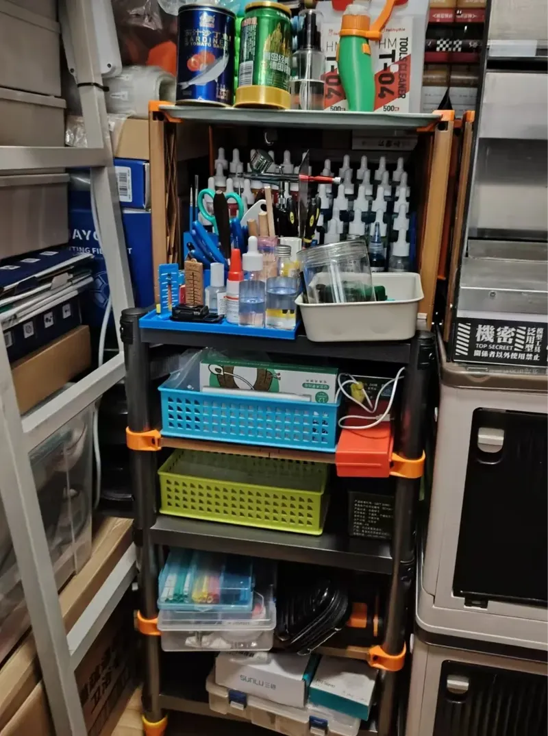 400X400收纳架添加隔层方案