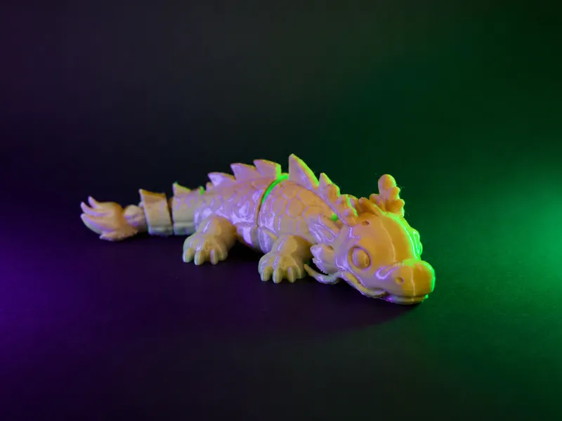 Cute Flexi Dragon STL | Articulated 3D Printable