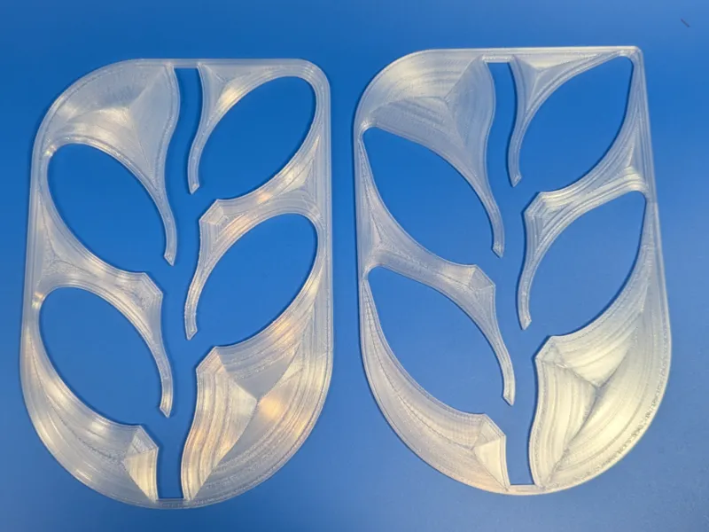 Leafy Vine Free Motion Quilting Template Stencil