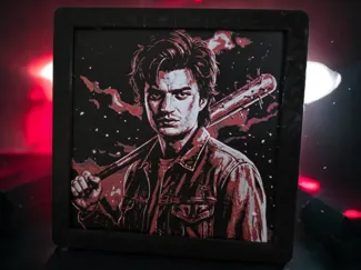 Stranger things inspired Steve Harrington hueforge