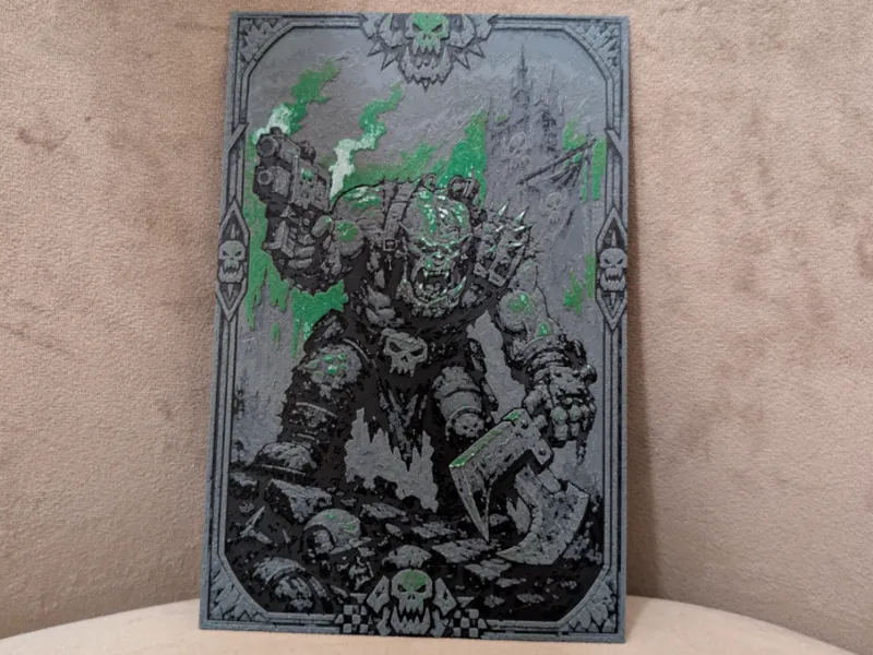 Orc slugga boyz inspired HueForge