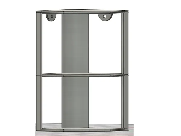 Petite étagère d'angle redimensionnable