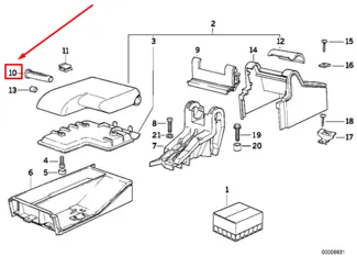 E36 Armrest sleeve