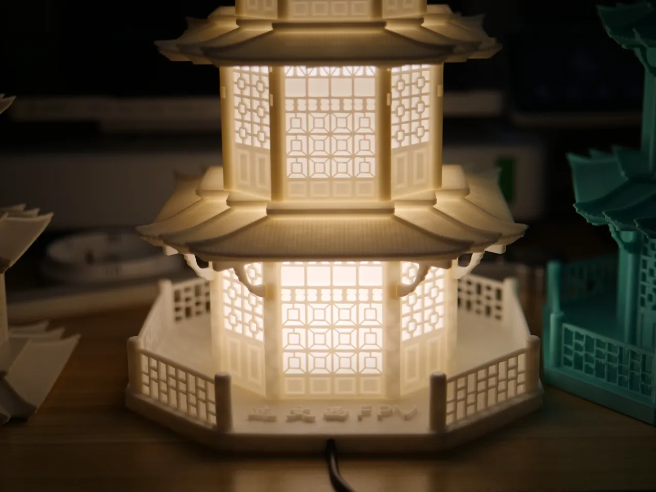 中式《氛围灯》Mood lighting，LED lamp 001 view 4