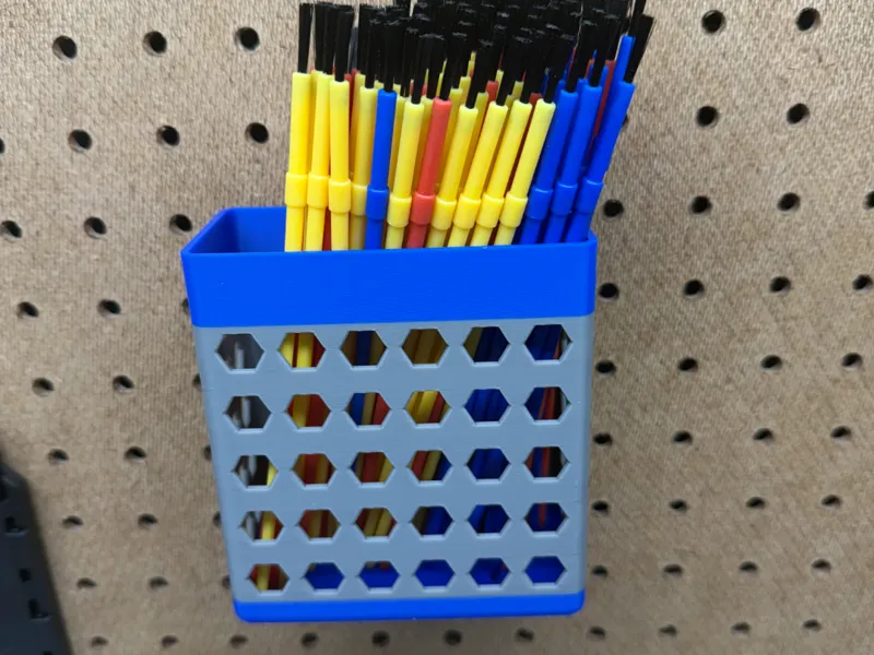 Peg board Bin