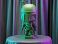 Figurine chibi inspirée de Boba Fett — photo 1