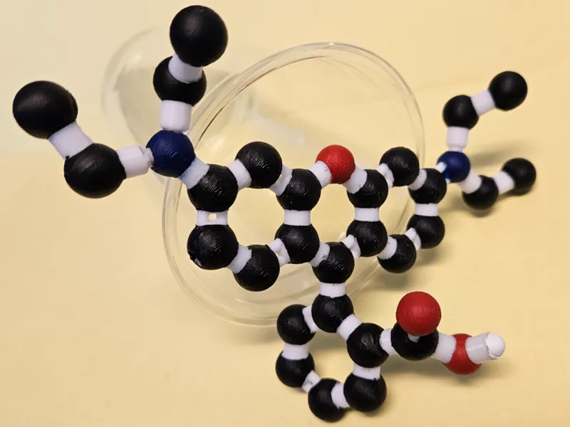 Rhodamine b molecule